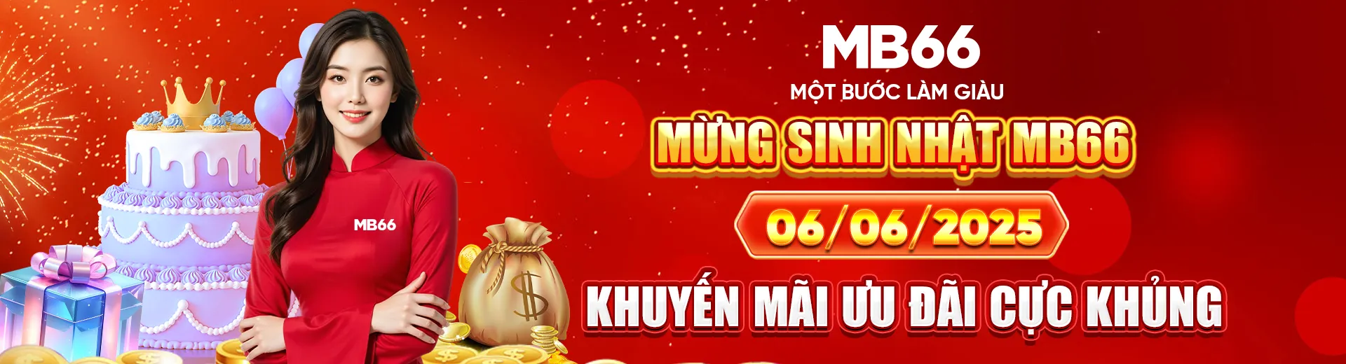 Mừng sinh nhật 6/6/2025 tưng bùng khuyến mãi