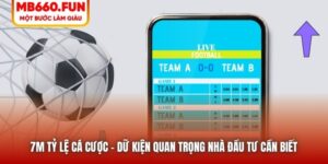 7M Tỷ Lệ Cá Cược | Dữ Kiện Quan Trọng Nhà Đầu Tư Cần Biết