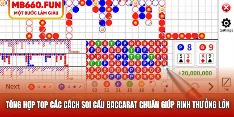 Tổng hợp top các cách soi cầu Baccarat chuẩn giúp rinh thưởng lớn